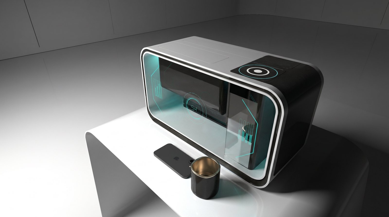 The ELISIR Node, detail view of the precision cell and vessel interface